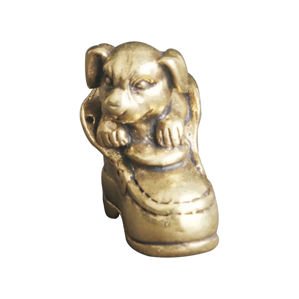 Dog Statue Brass Sculpture Figurine Animal Miniature Chinese Lucky Pendant Charms Copper Zodiac Jewelry Animals Mini Toys
Dog Statue Brass Sculpture Figurine Animal Miniature Chinese Lucky Pendant Charms Copper Zodiac Jewelry Animals Mini Toys