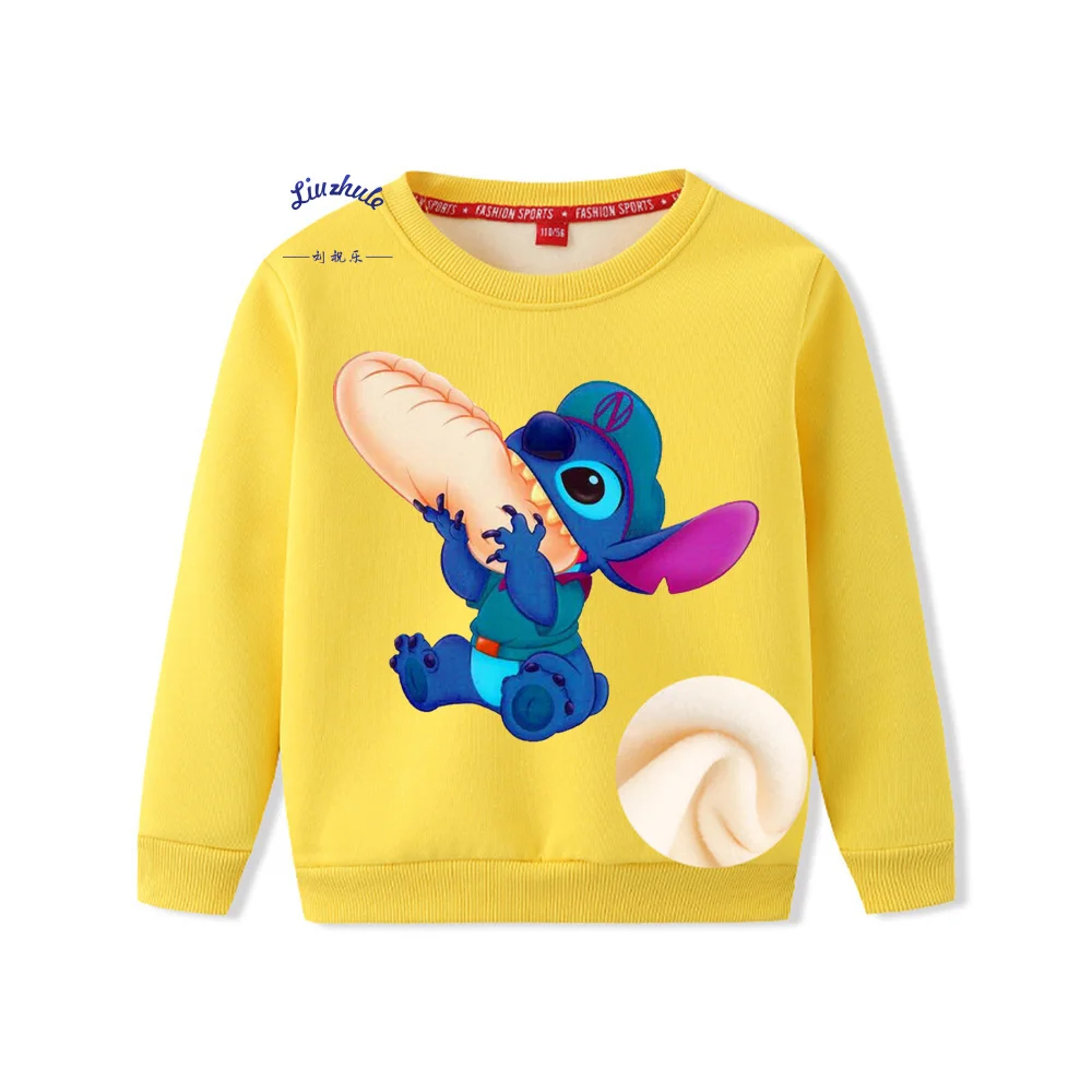Baby Boys Girls Clothes Stitch print Sweatshirt Lovely Cotton Comfort Thickening and fleece Pullover for Kids Toddler2 to 14year
Baby Boys Girls Clothes Stitch print Sweatshirt Lovely Cotton Comfort Thickening and fleece Pullover for Kids Toddler2 to 14year