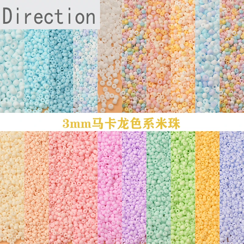 60g Domestic High-quality Macaron Color 3mm Paint Rice Beads Diy Handmade Ear Jewelry Necklace Bracelet Beaded Accessories
60g Domestic High-quality Macaron Color 3mm Paint Rice Beads Diy Handmade Ear Jewelry Necklace Bracelet Beaded Accessories