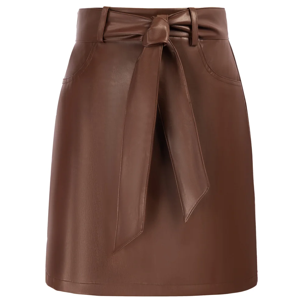 Liumilac Women PU Leather Hip Skirt Multi-Pocket Above Knee Straight Mini Skirt Slim Fashion High Street Bodycon Skirts
Liumilac Women PU Leather Hip Skirt Multi-Pocket Above Knee Straight Mini Skirt Slim Fashion High Street Bodycon Skirts