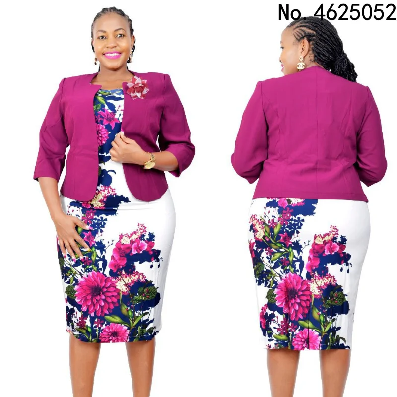 2021 New Spring African Women O-neck dress Two Pieces Sets Coat and Dress African Dresses for Women 2XL-5XL
2021 New Spring African Women O-neck dress Two Pieces Sets Coat and Dress African Dresses for Women 2XL-5XL