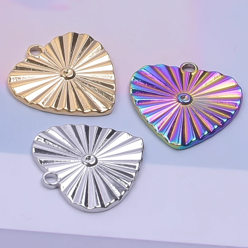 3pcs Geometric Love Heart Stainless Steel Hydraulic Pendant For Jewelry Making Supplies Girl Women Accessories DIY Charm Earring
3pcs Geometric Love Heart Stainless Steel Hydraulic Pendant For Jewelry Making Supplies Girl Women Accessories DIY Charm Earring