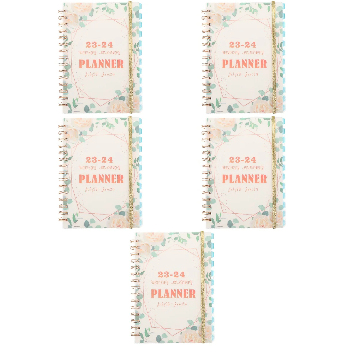 

5 Pieces 2023 Agenda Book Planner Office Memo Pad Work Notebook Organizer Calendar Notebooks
