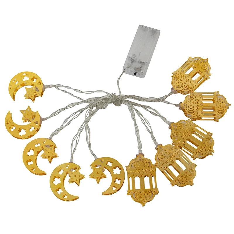 Ramadan Decorations Moon Star Led String Lights EID Mubarak Decor For Home Islam Muslim Event Party Supplies
Ramadan Decorations Moon Star Led String Lights EID Mubarak Decor For Home Islam Muslim Event Party Supplies