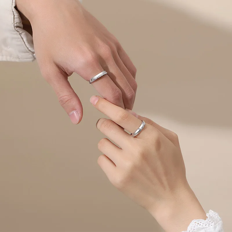 SH High Quality S925 Sterling Silver Couple Rings For Women Men Wedding Engagement Birthday Anniversary
SH High Quality S925 Sterling Silver Couple Rings For Women Men Wedding Engagement Birthday Anniversary