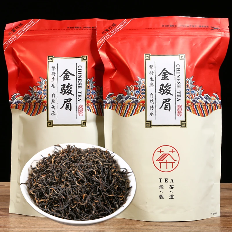 

2022 китайский чай чёрный Цзинь Мэй чай s ча Золотая Обезьяна Уи Гора Красный чай 250 г чайник