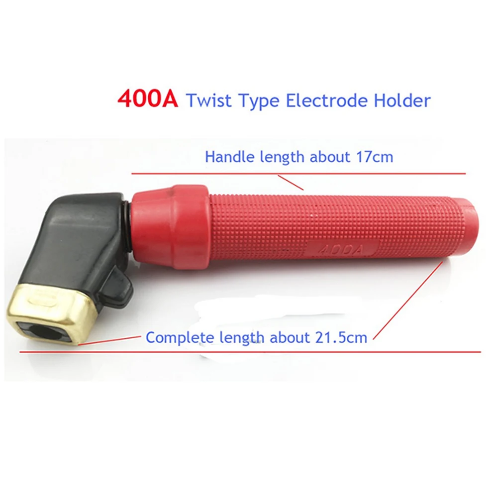 Brand New Durable Electrode Holder Twisted Welding 380V 400A ARC MMA Accessories Red Replacement Welding Machine Welding Tongs
Brand New Durable Electrode Holder Twisted Welding 380V 400A ARC MMA Accessories Red Replacement Welding Machine Welding Tongs