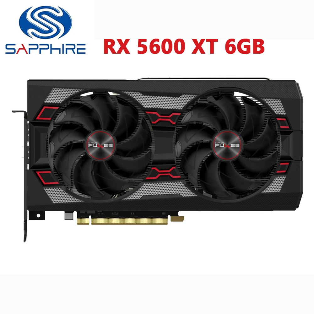 

Sapphire Radeon RX 5600 XT 6G D6 Video Card For AMD RX5600XT 6GB RX5600 XT Graphics Cards 14000MHz GDDR6 2304SP PC Map GPU Used