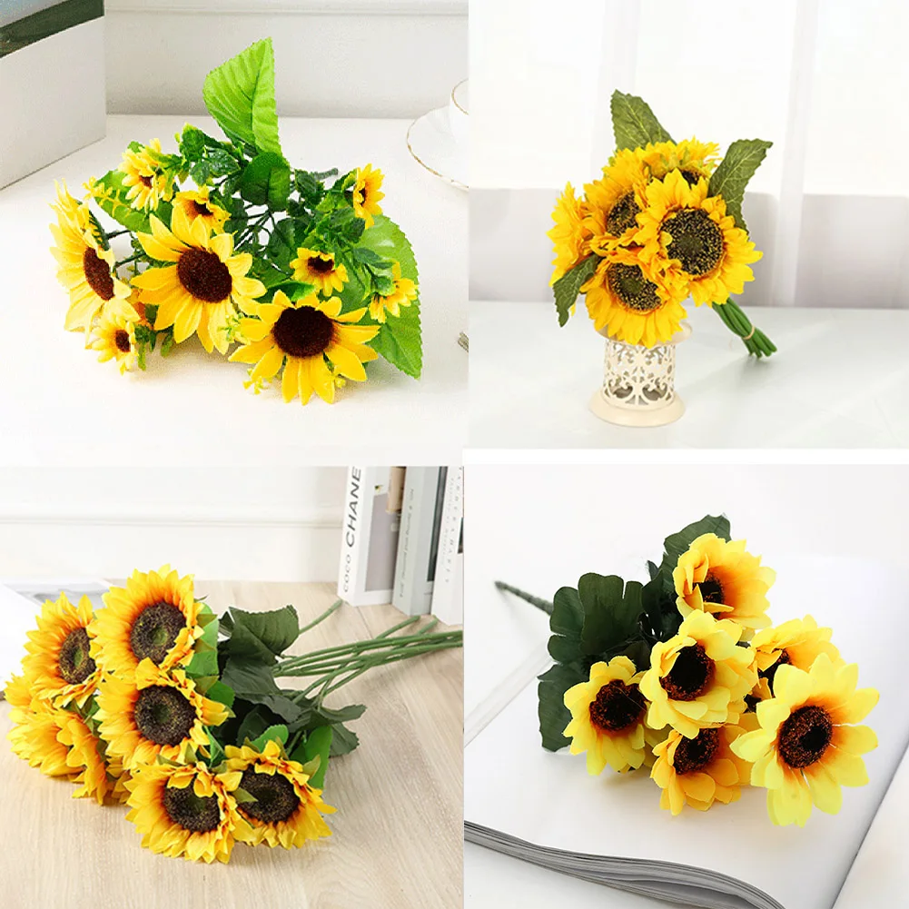 100% Brand New Sunflower Flowers Home Decoration Flower Arrangements For Gardens Fresh 1 Bunch Artificial Silk
100% Brand New Sunflower Flowers Home Decoration Flower Arrangements For Gardens Fresh 1 Bunch Artificial Silk
