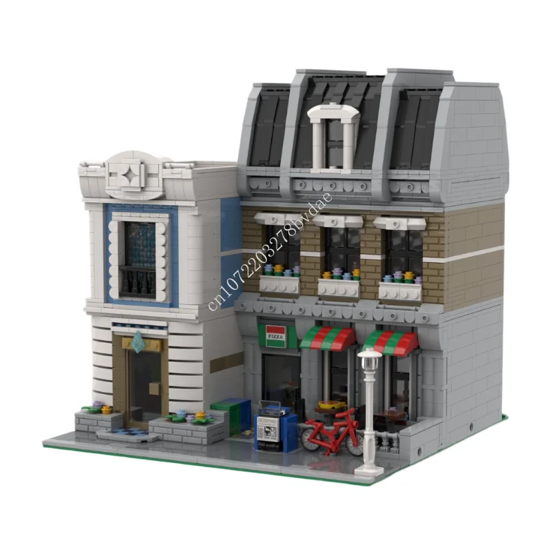 2933PCS Customized MOC Modular The Pizza Parlor & Arcade street view Building Blocks Bricks Children birthday toy Christmas gift
2933PCS Customized MOC Modular The Pizza Parlor & Arcade street view Building Blocks Bricks Children birthday toy Christmas gift