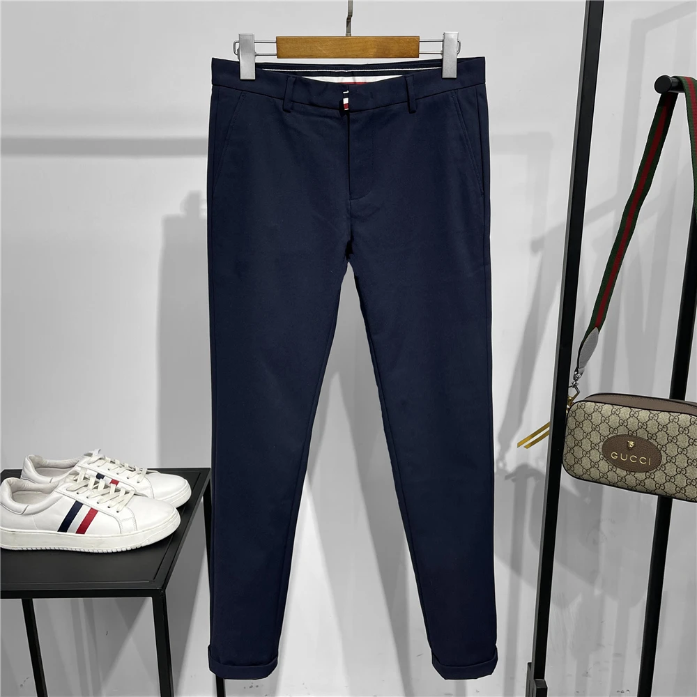 G Series Autumn and Winter Men's Slim Feet Solid TB Ribbon Casual Pants Wrinkle Resistant Thick Elastic Two Color Pants
G Series Autumn and Winter Men's Slim Feet Solid TB Ribbon Casual Pants Wrinkle Resistant Thick Elastic Two Color Pants