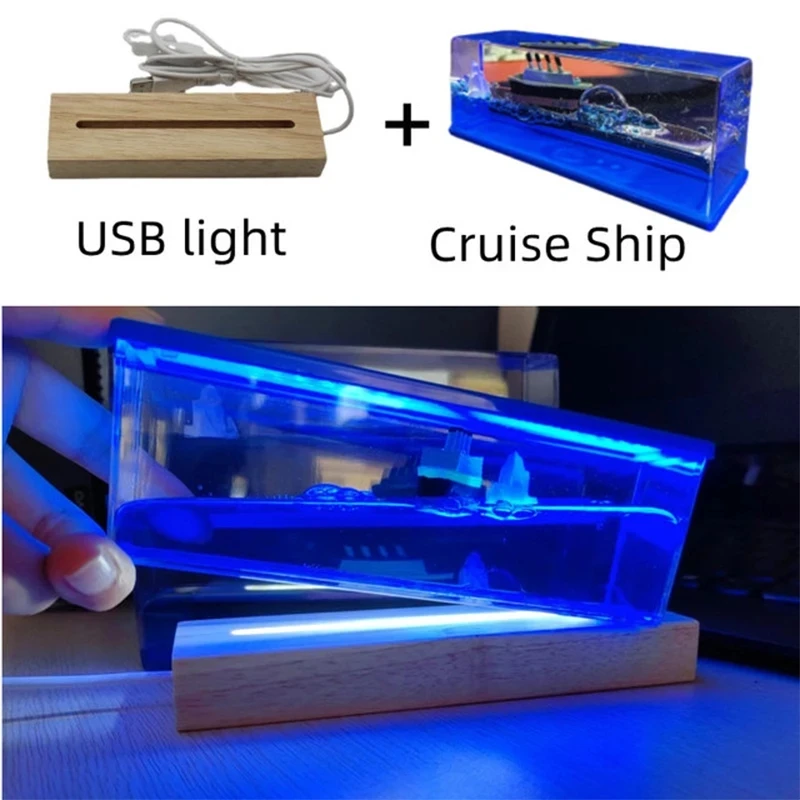 Updated Cruise Ship Fluid Drift Ornaments Home Decoration Floating Titanic Fluid Ship Sea Office Table Decompression Ornaments
Updated Cruise Ship Fluid Drift Ornaments Home Decoration Floating Titanic Fluid Ship Sea Office Table Decompression Ornaments