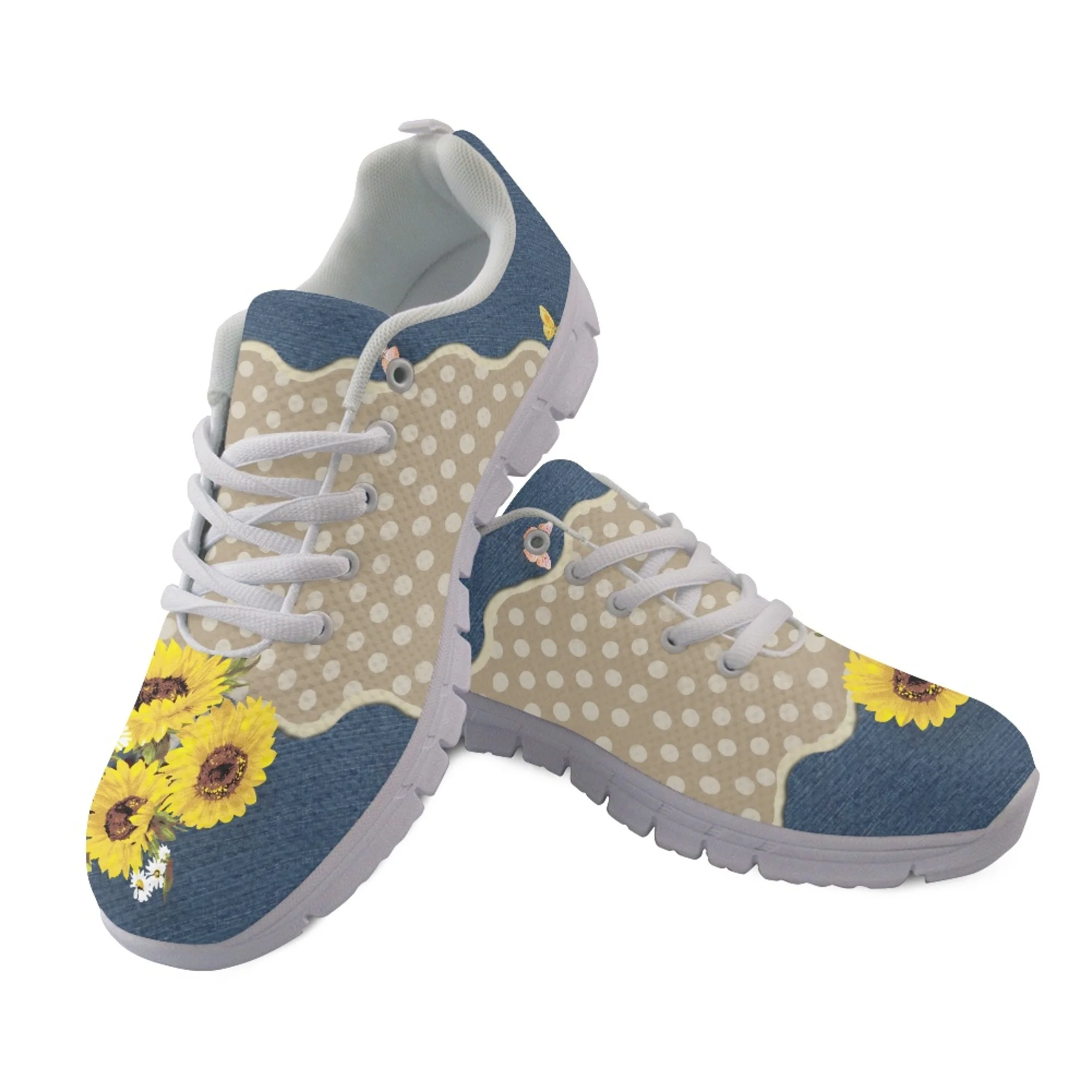Yikeluo 2023 Women Lace up Mesh Sneakers Sunflower and Butterflies Print Walk Flat Shoes for Ladies Casual Footwear Zapatos
Yikeluo 2023 Women Lace up Mesh Sneakers Sunflower and Butterflies Print Walk Flat Shoes for Ladies Casual Footwear Zapatos