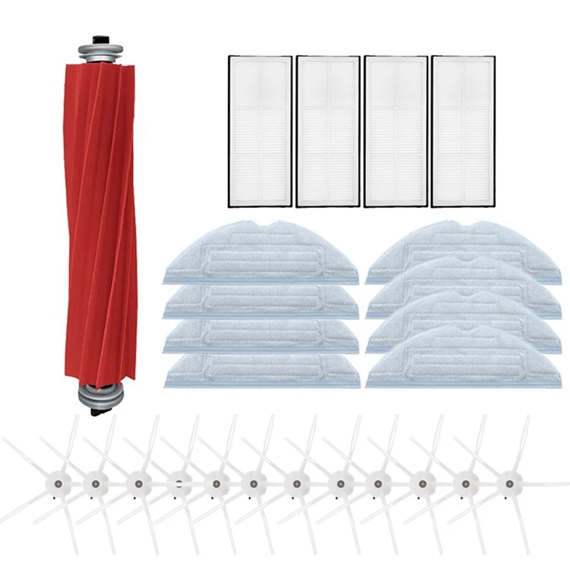 Hepa Filter Mopping Cloths Side Brush Compatible for Xiaomi Roborock G10/T7SPLUS/S7 Replacement Parts Accessories Kit 
Hepa Filter Mopping Cloths Side Brush Compatible for Xiaomi Roborock G10/T7SPLUS/S7 Replacement Parts Accessories Kit
