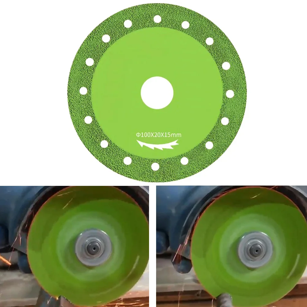 1PC 4 Inch Brazed Diamond Cutting Blade Cutting Disc Angle Grinder For Pad Square Tube Deformed Steel Dremel Tool Accessories
1PC 4 Inch Brazed Diamond Cutting Blade Cutting Disc Angle Grinder For Pad Square Tube Deformed Steel Dremel Tool Accessories