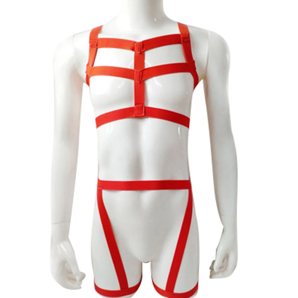 Men Novelty Lingerie Shoulder Elastic Strap Underwear Sexy Suspender Jockstrap Thong Bodysuit Erotic Open Crotch Set Costume
Men Novelty Lingerie Shoulder Elastic Strap Underwear Sexy Suspender Jockstrap Thong Bodysuit Erotic Open Crotch Set Costume