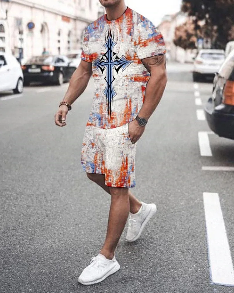 Men's T-Shirts Shorts Sportswear Man Jogging Activewear Summer Tracksuit Male Suit Casual Male Sports 2 Piece Outfit Clothes
Men's T-Shirts Shorts Sportswear Man Jogging Activewear Summer Tracksuit Male Suit Casual Male Sports 2 Piece Outfit Clothes