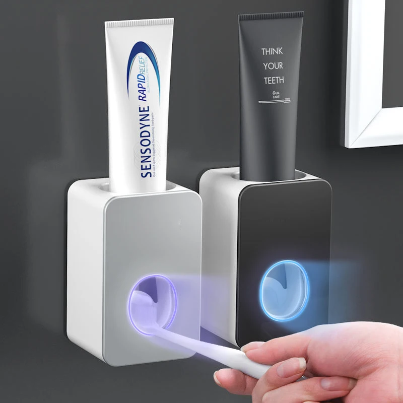 Toothpaste Dispenser Wall-Mounted Automatic Toothpaste Squeezer Toothpaste Holder For Hole-Free Wall Hanging
Toothpaste Dispenser Wall-Mounted Automatic Toothpaste Squeezer Toothpaste Holder For Hole-Free Wall Hanging