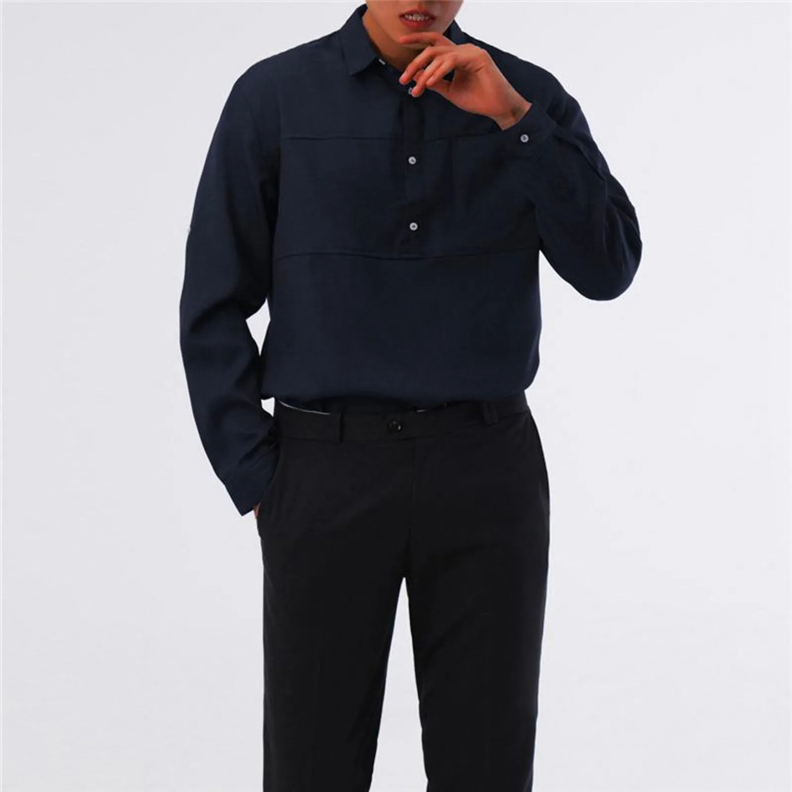 Simple Version Solid Color Long Sleeve Shirts For Men Formal Business Sui Shirts Comfortable Loose Daily Tops Males Daily
Simple Version Solid Color Long Sleeve Shirts For Men Formal Business Sui Shirts Comfortable Loose Daily Tops Males Daily