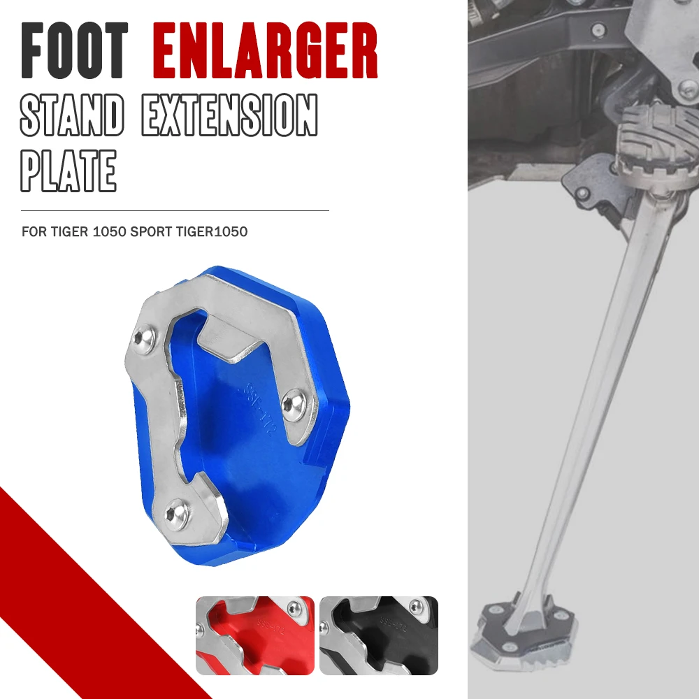 Motorcycle Stand Pad Foot Side Kickstand Extension Enlarger Support For Tiger1050 Tiger 1050 Sport (2013-2023), 115NG NH01A NH01
Motorcycle Stand Pad Foot Side Kickstand Extension Enlarger Support For Tiger1050 Tiger 1050 Sport (2013-2023), 115NG NH01A NH01