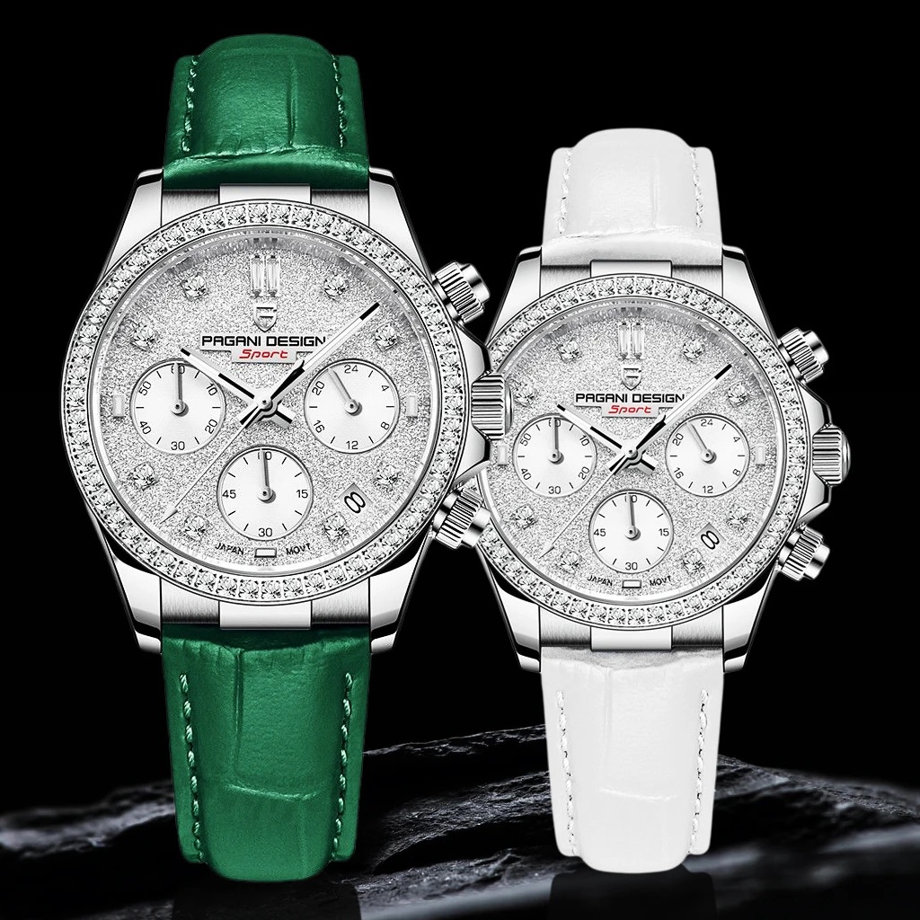PAGANI DESIGN New 36MM Fashion Multifunctional Ladies Quartz Watches Luxury Sapphire Glass watch for Men Women Couple watches
PAGANI DESIGN New 36MM Fashion Multifunctional Ladies Quartz Watches Luxury Sapphire Glass watch for Men Women Couple watches