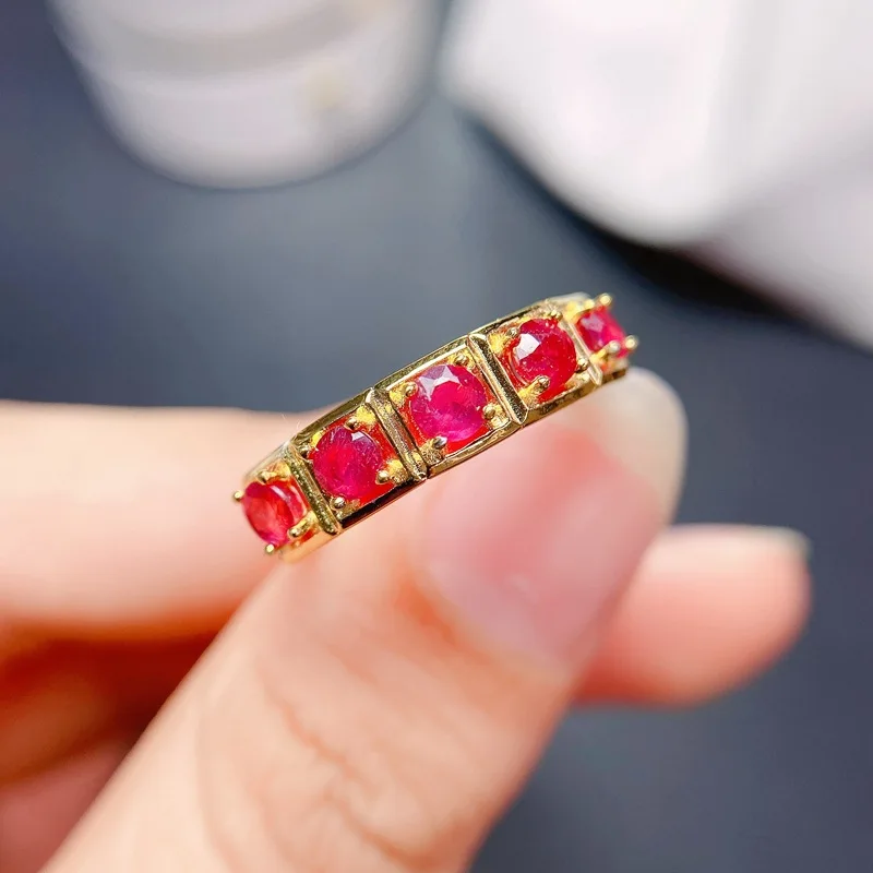 FS Natural Ruby Ring S925 Sterling Silver Fashion Fine Charm Women Weddings Jewelry MeiBaPJ Factory Price Free Shipping F
FS Natural Ruby Ring S925 Sterling Silver Fashion Fine Charm Women Weddings Jewelry MeiBaPJ Factory Price Free Shipping F