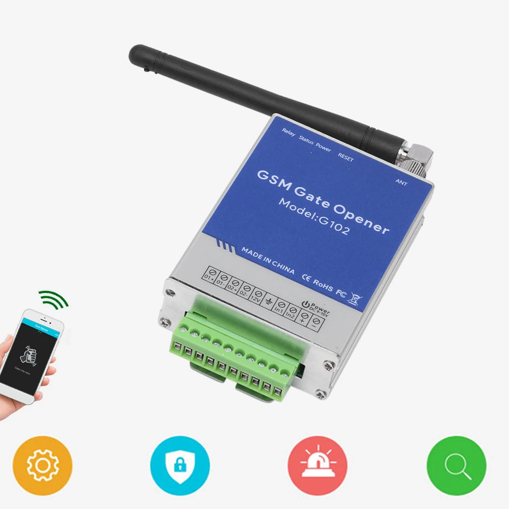 GSM-устройство для открывания ворот G102, Беспроводной Выключатель с дистанционным управлением, для гаража
GSM-устройство для открывания ворот G102, Беспроводной Выключатель с дистанционным управлением, для гаража