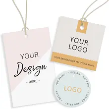 Customized Hang Tags Labels For Clothes Trademark Manufacture Clothing Paper Sewing Tag printed Tags Free Shipping