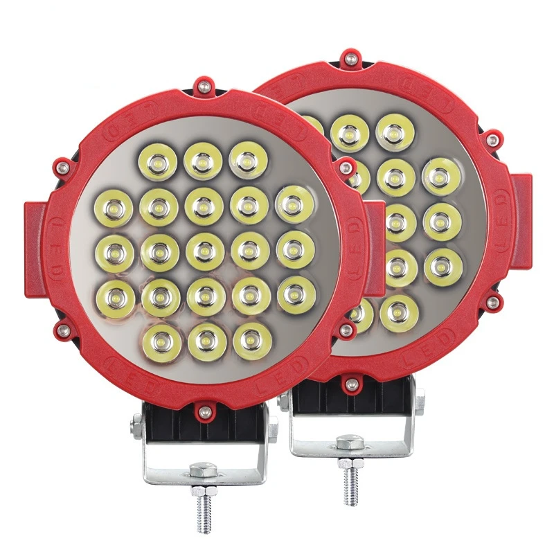 63W Motorcycle Car 7inch Red Led Work Light Led Driving Light Off Road Headlight for JEEP Offroad UTE UTV ATV SUV Trucks
63W Motorcycle Car 7inch Red Led Work Light Led Driving Light Off Road Headlight for JEEP Offroad UTE UTV ATV SUV Trucks