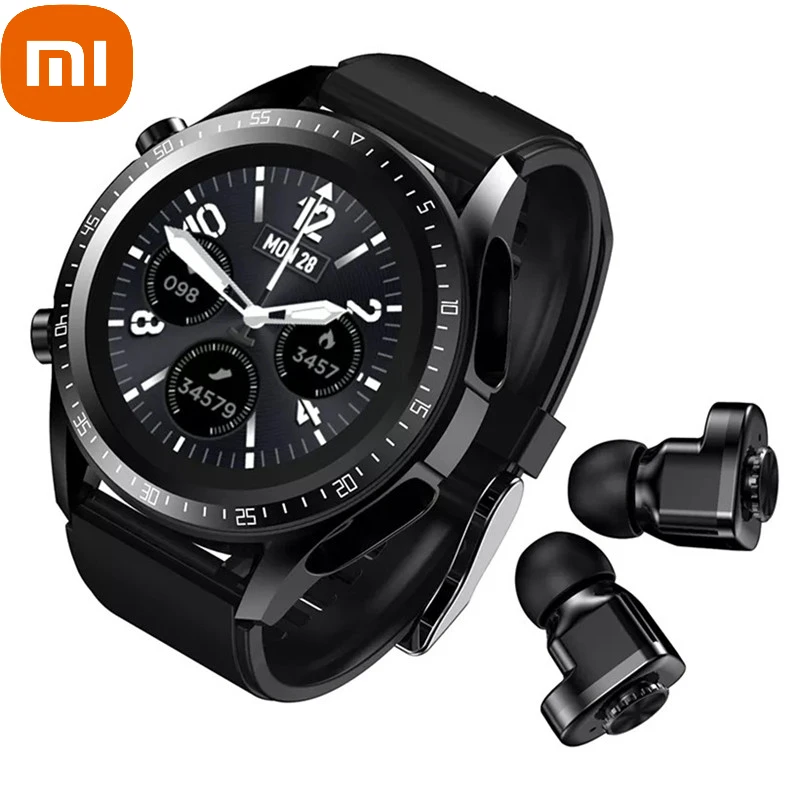 XIAOMI JM03 Smart Watch 2 In 1 Earbuds Sport HIFI Stereo BT Call Headset Wireless Music Play Blood Oxygen Pressure Tracker Watch
XIAOMI JM03 Smart Watch 2 In 1 Earbuds Sport HIFI Stereo BT Call Headset Wireless Music Play Blood Oxygen Pressure Tracker Watch