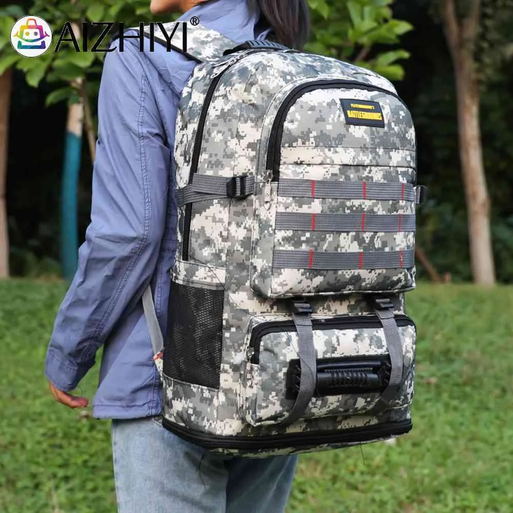Large Capacity Mountaineering Bag Oxford Camouflage Trekking Rucksack Waterproof Multi-Pockets Fashion Multi-function for Hiking
Large Capacity Mountaineering Bag Oxford Camouflage Trekking Rucksack Waterproof Multi-Pockets Fashion Multi-function for Hiking