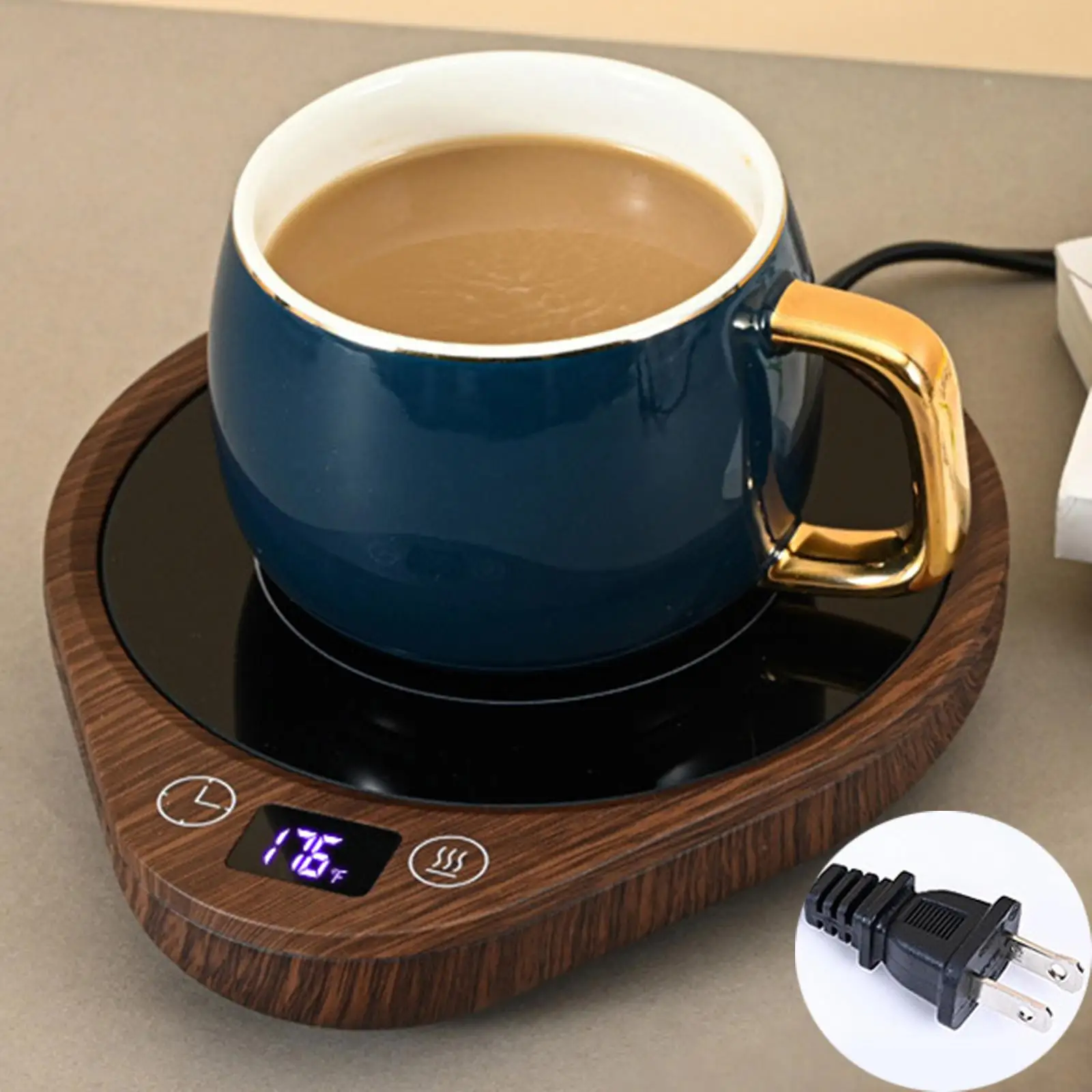 Smart Cup Warmer with EU Plug Drinks Milk Heating Pad Electric Cup Heater Pad for Home Office
Smart Cup Warmer with EU Plug Drinks Milk Heating Pad Electric Cup Heater Pad for Home Office