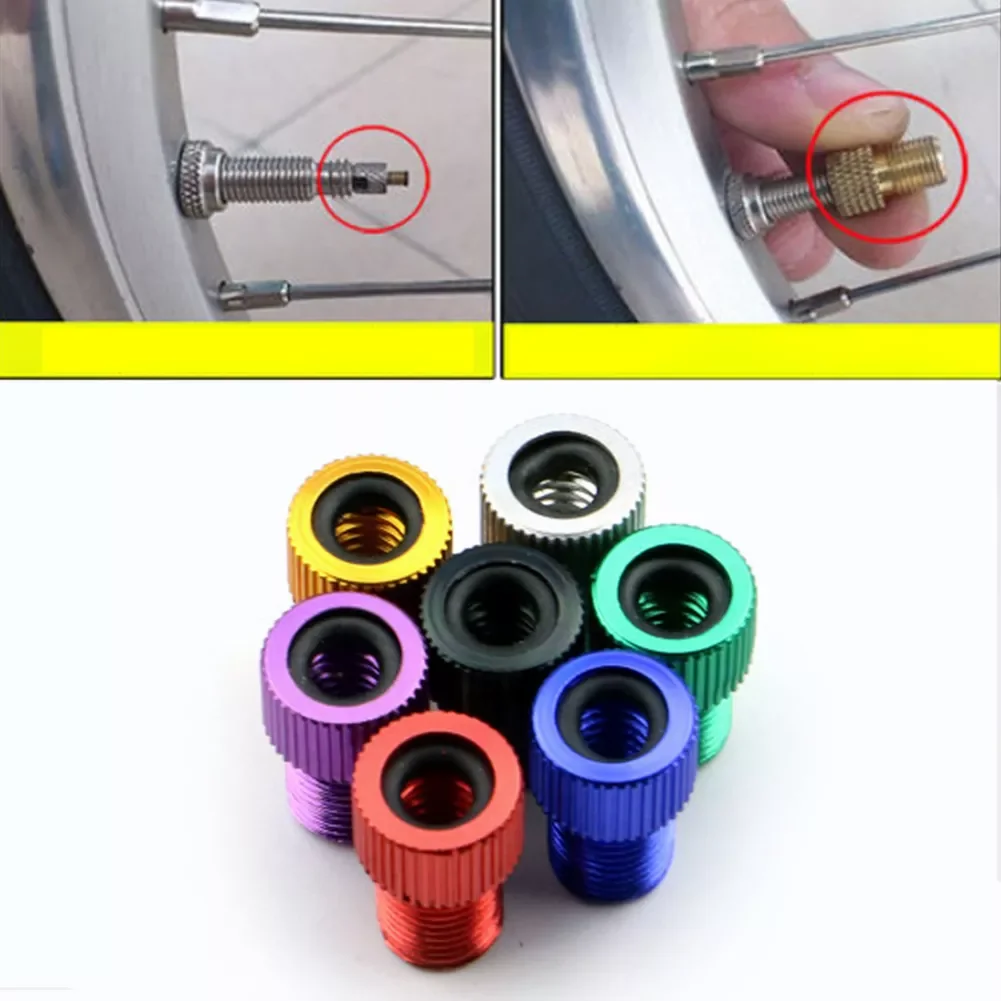 Automobile accessories 10Pcs Aluminum Alloy Presta Valve to Schrader Valve Converter Bicycle Bike Valve Adapter Bicycle Tube Pum
Automobile accessories 10Pcs Aluminum Alloy Presta Valve to Schrader Valve Converter Bicycle Bike Valve Adapter Bicycle Tube Pum