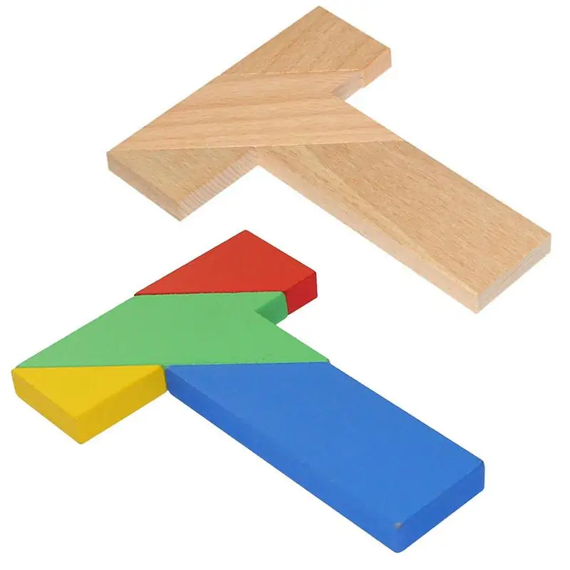 Высококачественный Т-образный деревянный пазл IQ Smart Tangram, Развивающие Игрушки для раннего развития, подарок на день рождения для детей и взрослых
Высококачественный Т-образный деревянный пазл IQ Smart Tangram, Развивающие Игрушки для раннего развития, подарок на день рождения для детей и взрослых