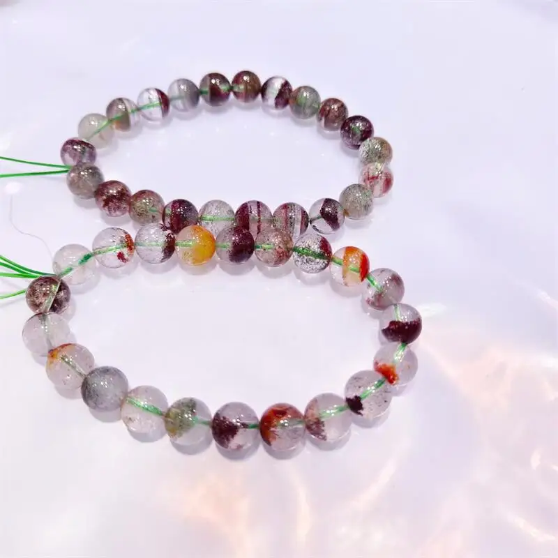 Natural Colourful Garden Quartz Bracelet Stone Beaded Handmade Bracelet For Men Women Jewelry Energy Gem Stone Gifts 1pcs
Natural Colourful Garden Quartz Bracelet Stone Beaded Handmade Bracelet For Men Women Jewelry Energy Gem Stone Gifts 1pcs