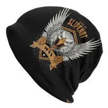 S-Slipknots Heavy Mental Eagle Music Bonnet Hats Cool Ski Skullies Beanies Hats for Men Women Warm Dual-use Cap