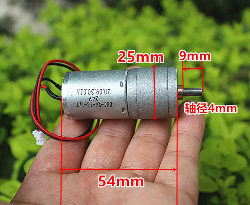 DC 12V-24V 130RPM Slow Speed Reducer Motor Micro 370 Full Metal Gearbox Gear Motor 4mm D-shaft for Robot Car Train Model
DC 12V-24V 130RPM Slow Speed Reducer Motor Micro 370 Full Metal Gearbox Gear Motor 4mm D-shaft for Robot Car Train Model