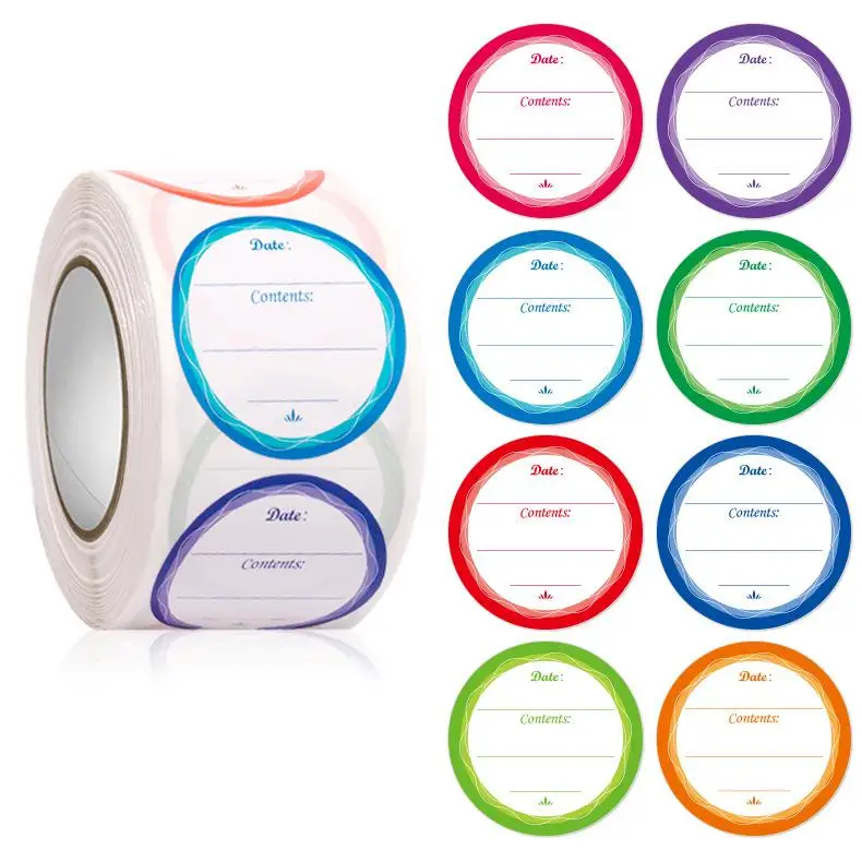 1.5inch Round Kitchen Date Paper Label 500pcs Waterproof Food Storage Label Blank Stickers Removable Freezer Food Storage Label
1.5inch Round Kitchen Date Paper Label 500pcs Waterproof Food Storage Label Blank Stickers Removable Freezer Food Storage Label