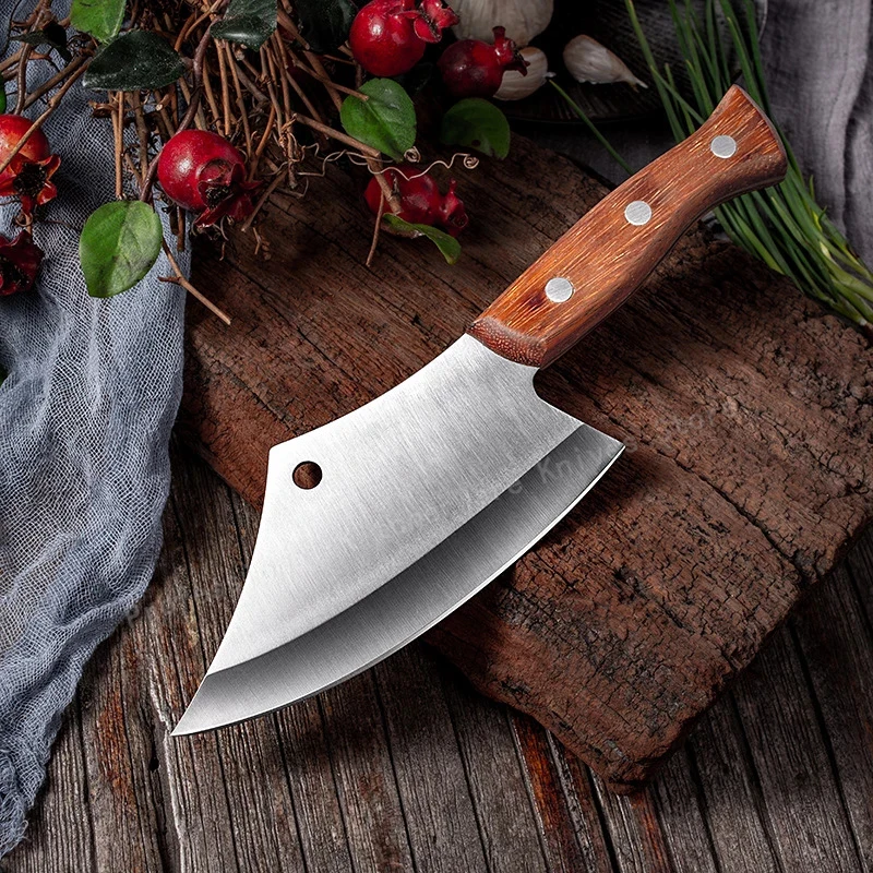 Stainless steel meat cleaver wooden handle boning knife fish knife kitchen knife household kitchen knife cooking knife 
Stainless steel meat cleaver wooden handle boning knife fish knife kitchen knife household kitchen knife cooking knife