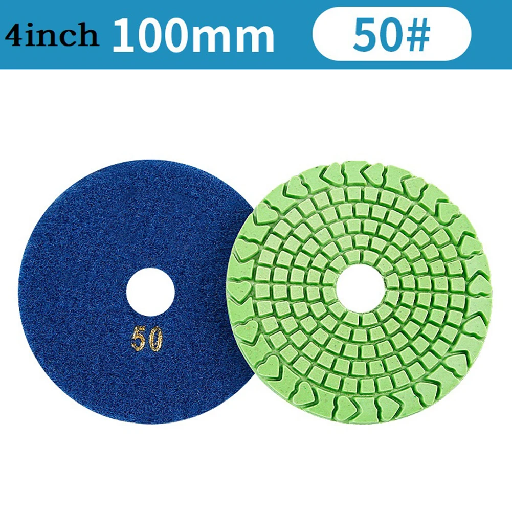 1pc 4 Inch 100mm Diamond Polishing Pads Flexible Sanding Disc For Granite Marble Concrete Stone Floor Polishing Abrasive Tools
1pc 4 Inch 100mm Diamond Polishing Pads Flexible Sanding Disc For Granite Marble Concrete Stone Floor Polishing Abrasive Tools