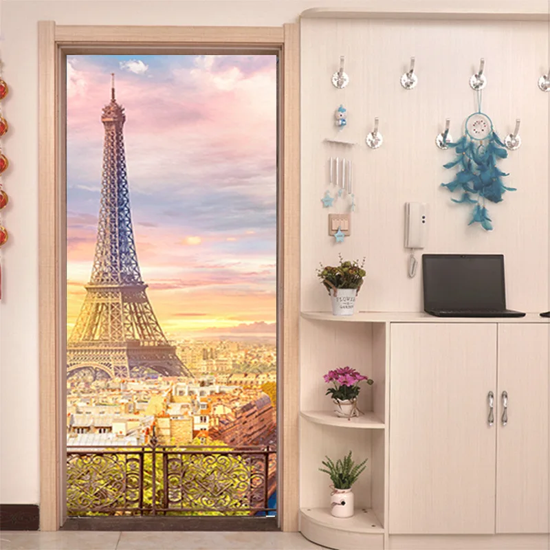 Paris Tower Door Sticker Eiffel Tower Romantic Landscape Home Furnishing Wooden Door Renovation Decorative Wall Sticker
Paris Tower Door Sticker Eiffel Tower Romantic Landscape Home Furnishing Wooden Door Renovation Decorative Wall Sticker