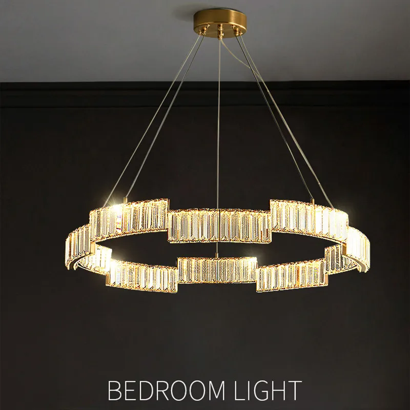 Modern Luxury Crystal LED Chandelier For Living Room Bedroom Kitchen Island Hanging Lamp Dining Room Golden Round Novelty Lamp
Modern Luxury Crystal LED Chandelier For Living Room Bedroom Kitchen Island Hanging Lamp Dining Room Golden Round Novelty Lamp
