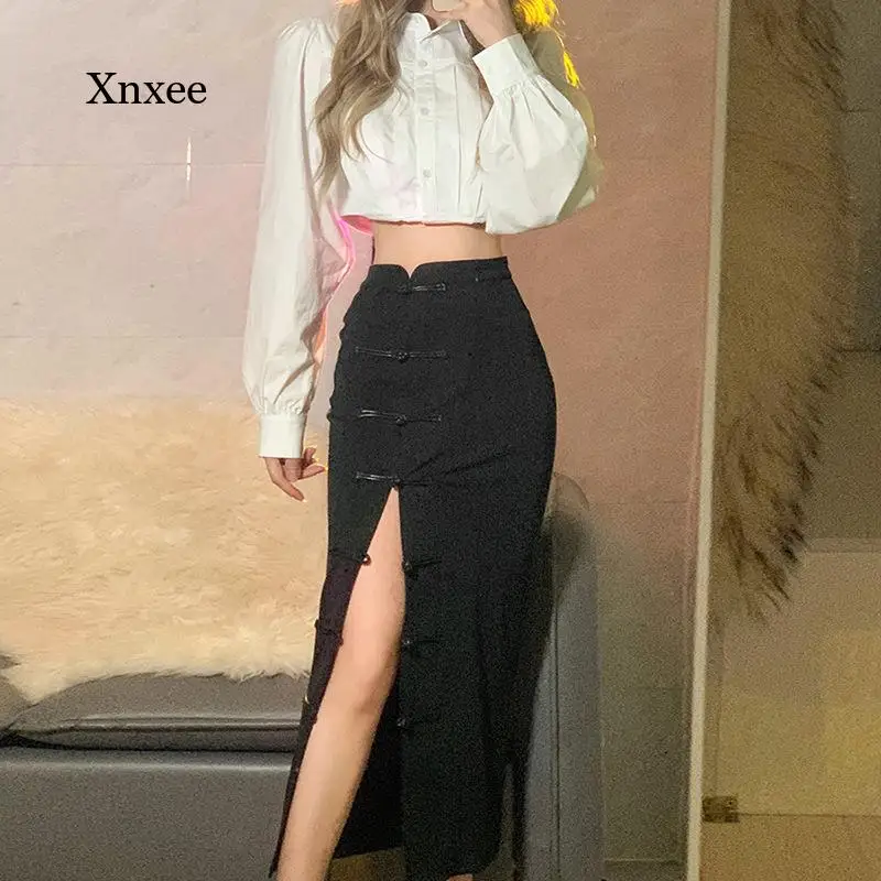 Длинные юбки-карандаш, китайские женские офисные черные облегающие Женские пикантные летние юбки с высокой талией и Боковым Разрезом, женс... 
Длинные юбки-карандаш, китайские женские офисные черные облегающие Женские пикантные летние юбки с высокой талией и Боковым Разрезом, женс...