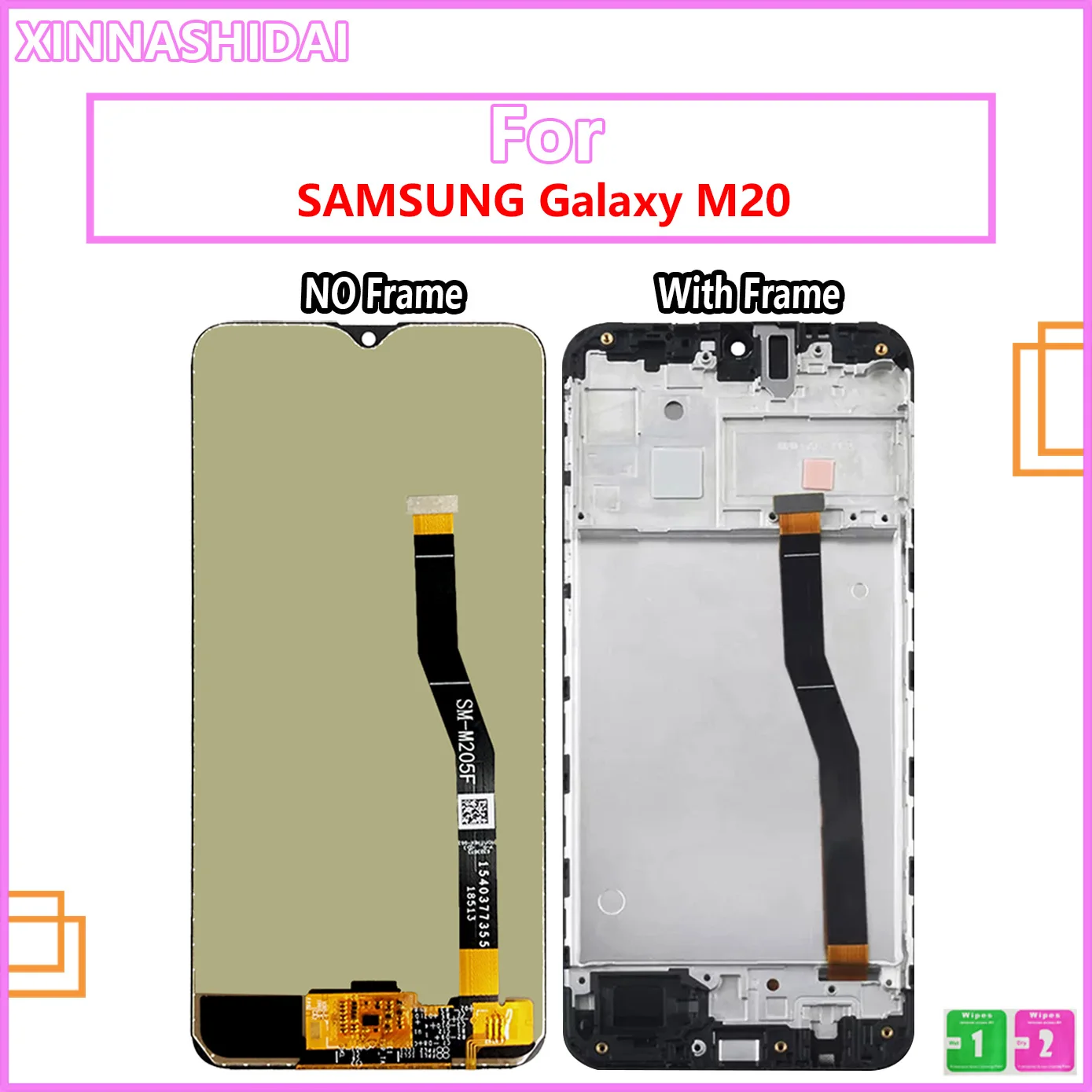 Сенсорный ЖК-экран с дигитайзером в сборе для Samsung Galaxy M20 SM-M205 M205F M205G/DS, сменный ЖК-дисплей
Сенсорный ЖК-экран с дигитайзером в сборе для Samsung Galaxy M20 SM-M205 M205F M205G/DS, сменный ЖК-дисплей