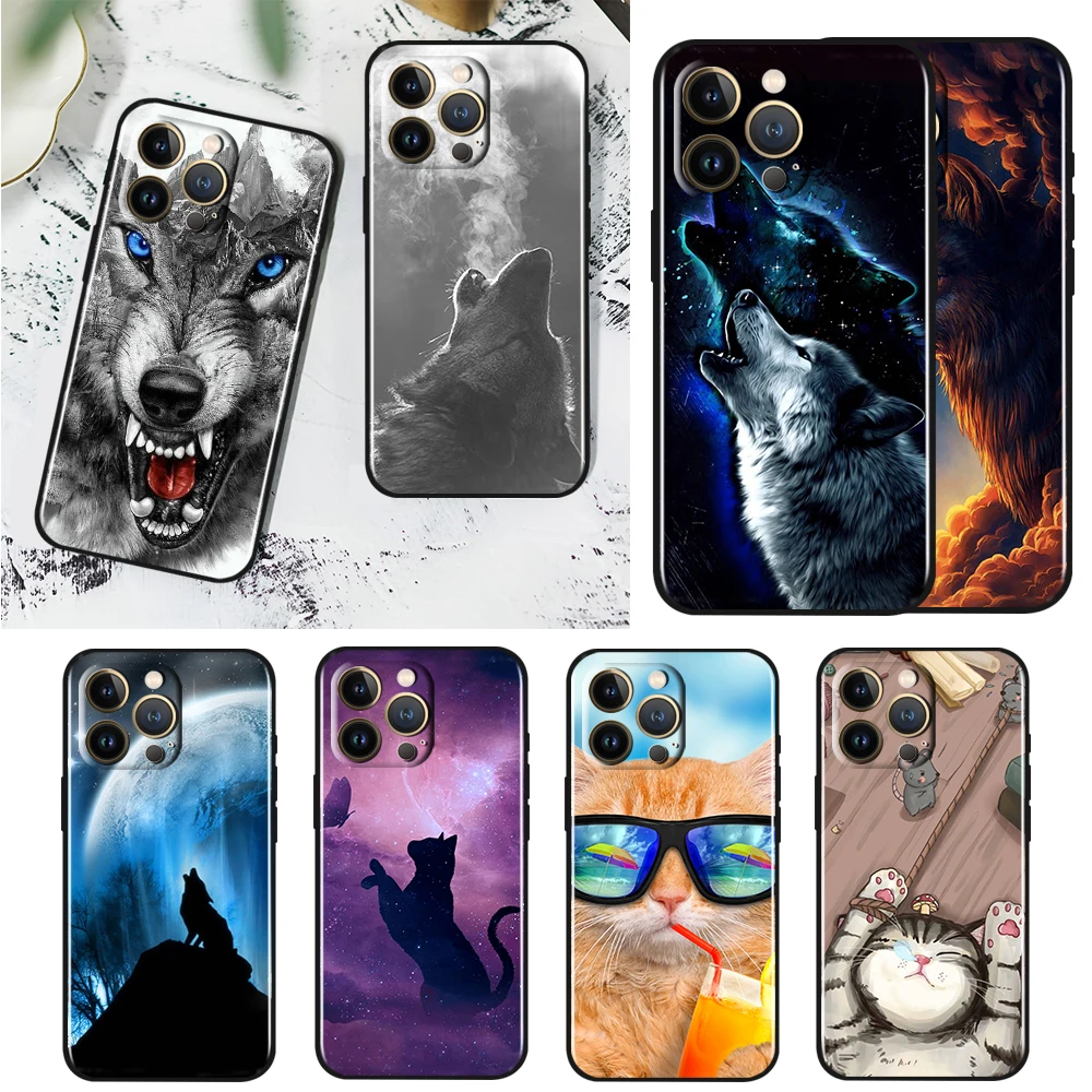 The Fierce Wolf For Apple iPhone 13 12 11 Pro Max Mini XS Max X XR 6 7 8 Plus 5S SE2020 Soft TPU Black Phone Case Cover Capa
The Fierce Wolf For Apple iPhone 13 12 11 Pro Max Mini XS Max X XR 6 7 8 Plus 5S SE2020 Soft TPU Black Phone Case Cover Capa