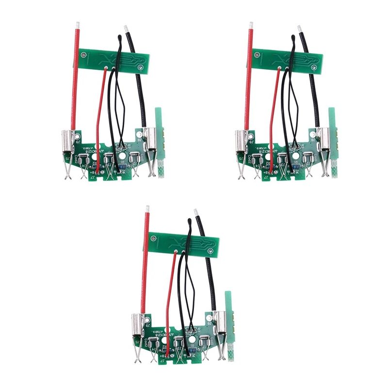 3Pcs BAT610 18V Lithium-Ion Battery PCB Charging Protection Circuit Board For Boschs 18V Li-Ion Battery
3Pcs BAT610 18V Lithium-Ion Battery PCB Charging Protection Circuit Board For Boschs 18V Li-Ion Battery