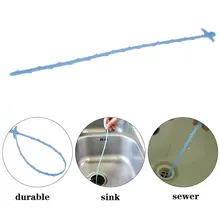 1PC 51cm Kitchen Bathroom Sink Pipe Drain Cleaner Pipeline Hair Cleaning Removal Shower Toilet Sewer Anti-blocking Cleaning Hook