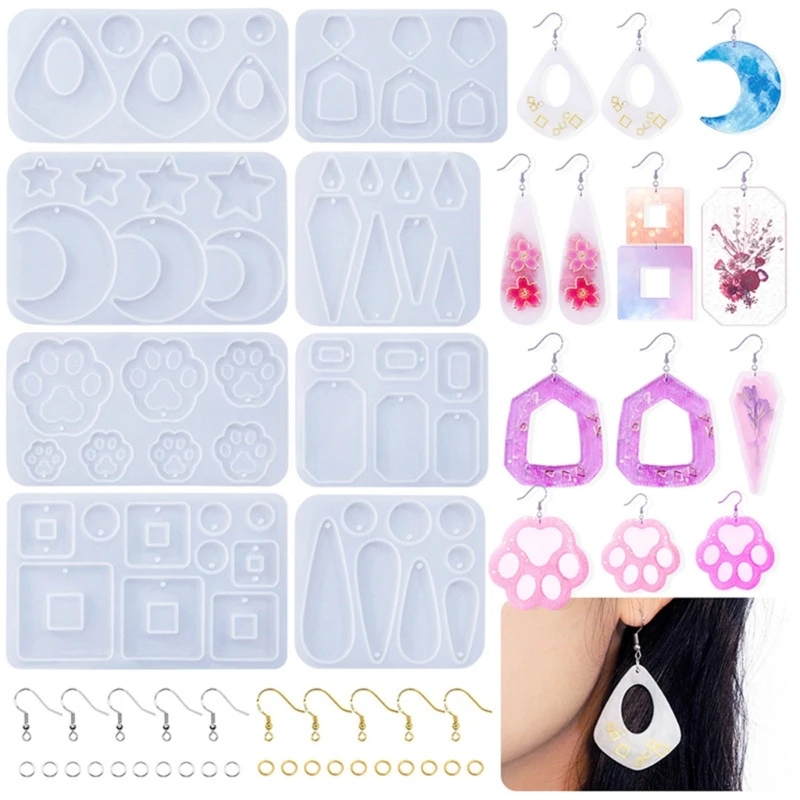 Ear Hook DIY Pendant Moulds Resin Mold Jewelry Molds with Holes Hand-Making Accessories Silicone Material for Pendant Y08E
Ear Hook DIY Pendant Moulds Resin Mold Jewelry Molds with Holes Hand-Making Accessories Silicone Material for Pendant Y08E