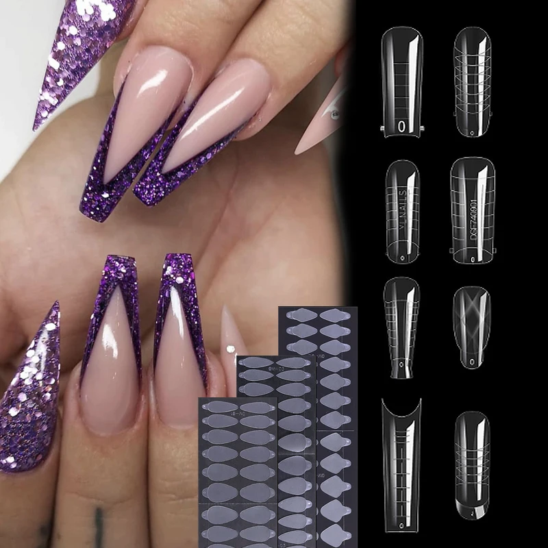 24Pcs Nail Extended Mold False Nails Quick Building Mold Tips Matte Nail Art Beauty Tool Nail Shaping Gel Finger Stiletto Nails
24Pcs Nail Extended Mold False Nails Quick Building Mold Tips Matte Nail Art Beauty Tool Nail Shaping Gel Finger Stiletto Nails