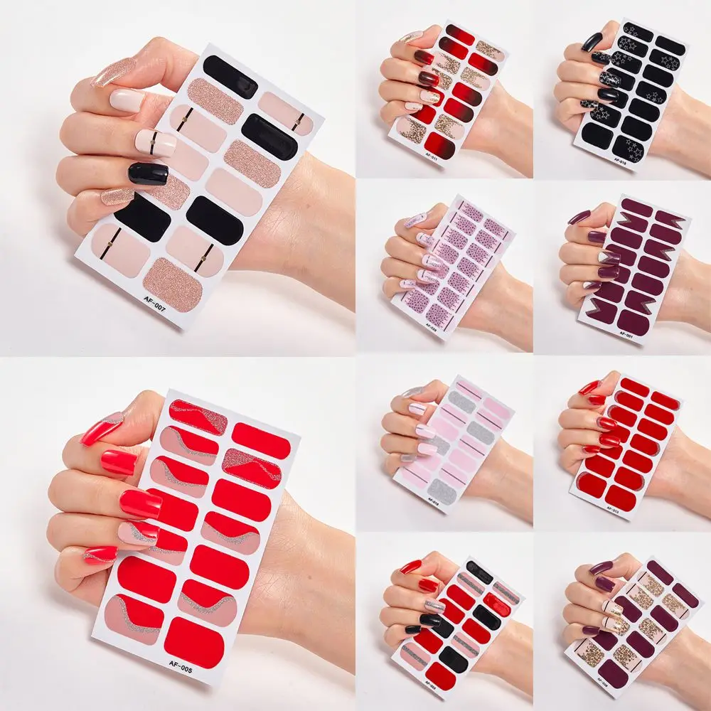 Lasting Self Adhesive for Women Girls Press On Nail Nail Art Decal Nail Stickers Full Nail Wraps Nail Polish Strips
Lasting Self Adhesive for Women Girls Press On Nail Nail Art Decal Nail Stickers Full Nail Wraps Nail Polish Strips